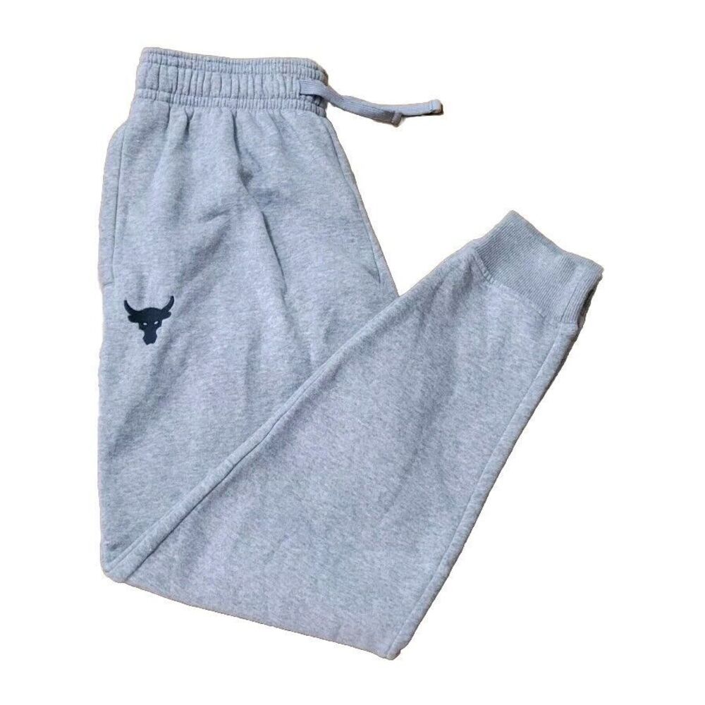 Under Armour Freedom USA Flag Project Rock Gray Sweatpants Size Medium EUC